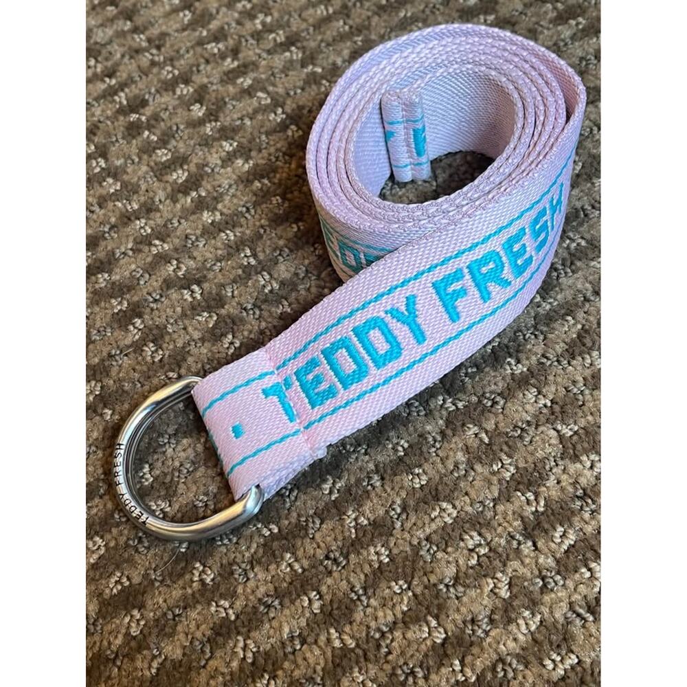 Teddy Fresh Belt. D ring. Unisex. 53”L 1.5”W OSFM. EUC!